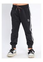 Calca Jogger Menino Preto Banana Danger Calca Jogger Menino Preto Banana Danger