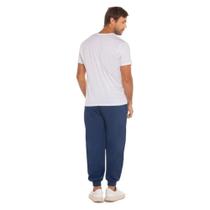 Calça Jogger Moletom Azul Marinho G - Basic+ Calça Jogger Moletom Azul Marinho G - Basic+