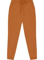 Calça Jogger Moletom Malwee 1000098612 Feminina Plus Size Com Stretch Flanelada T. G1/G3