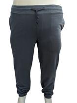 Calça jogger moletom masculina plus size 24029 tamanhos G1, G2, G3,