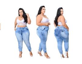 Calça Jogger Plus Size Premium Jeans com Elastano Grandes