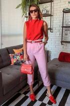 Calça jogger rosa clara Tam 40 super confortável