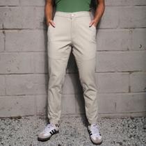 Calça Jogger Sarja Feminina Bolso Faca Comfy Revanche Brampton