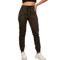 Calça Jogger Sarja Feminina Casual