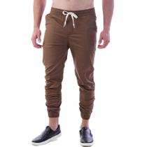 Calça Jogger Sarja Masculino Hypno Original Amil KAKI