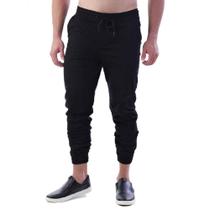 Calça Jogger Sarja Masculino Hypno Original Amil Preto