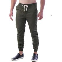 Calça Jogger Sarja Masculino Hypno Original Amil Verde