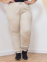 Calça jogger Sarja Premium Plus/Alta elasticidade