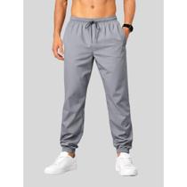 Calça Jogger Tactel Masculina Com Bolsos, Confortavel, Leve, Dia a Dia
