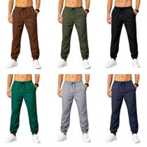 Calça Jogger Tactel Masculina Com Bolsos, Confortavel, Leve, Dia a Dia