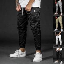 Calça Jogger Tactel Premium Com Punho Ajustável Diversas Cores Black Targ Calça Jogger Tactel Premium Com Punho Ajustável Diversas Cores Black Targ