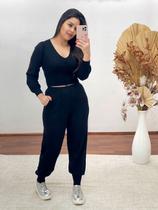 Calça Jogger Tricot - PRETA Calça Jogger Tricot - PRETA