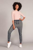 Calça Jogging Moletom Lunender Cinza Calça Jogging Moletom Lunender Cinza