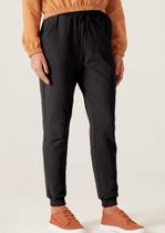 Calça Jogging Moletom Malwee 1000093003 Feminina Bolsos Algodão T. P/XGG