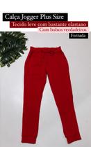 Calça Joguer camuflada em malha plus. Tamanho GG Calça Joguer camuflada em malha plus. Tamanho GG