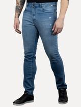 Calça John John Masculina Skinny Davos Azul Médio