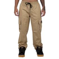 Calça John Roger Cargo Reta Combat Bege