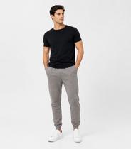 Calça Jooger Masculina Moletom Peluciado Select Cinza Calça Jooger Masculina Moletom Peluciado Select Cinza