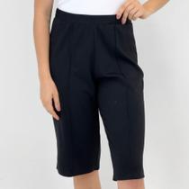 Calça Juanna Capri em Tecido Feminina Calça Juanna Capri em Tecido Feminina