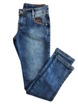 Calça Juvenil Feminina 3470 Tam 10 - Zanffer Jeans Barra Dobrada.