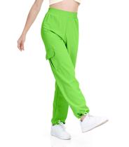 Calça Juvenil Feminina Em Crepe Light Minty Verde