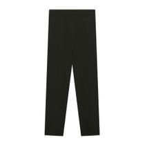 Calça Juvenil Feminino Malha Cirre e Malha Diagonal Preto - Lunender Calça Juvenil Feminino Malha Cirre e Malha Diagonal Preto - Lunender