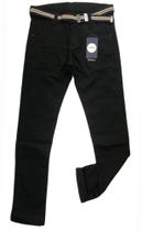 calça juvenil jeans menino slim com laycra tam 10 12 14 e 16 anos