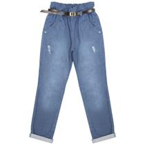 Calça Juvenil Look Jeans Clochard Jeans Moletom Calça Juvenil Look Jeans Clochard Jeans Moletom