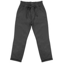 Calça Juvenil Look Jeans Clochard Preto Calça Juvenil Look Jeans Clochard Preto