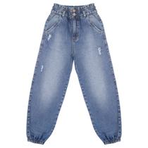 Calça Juvenil Look Jeans Jogger Jeans Calça Juvenil Look Jeans Jogger Jeans