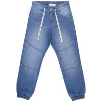 Calça Juvenil Look Jeans Jogger Jeans