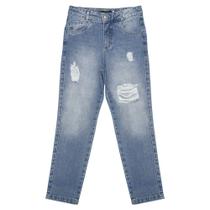Calça Juvenil Look Jeans Mom Jeans Calça Juvenil Look Jeans Mom Jeans