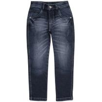 Calça Juvenil Look Jeans Reta Jeans - UNICA - 8 Calça Juvenil Look Jeans Reta Jeans - UNICA - 8