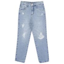 Calça Juvenil Look Jeans Reta Jeans Calça Juvenil Look Jeans Reta Jeans