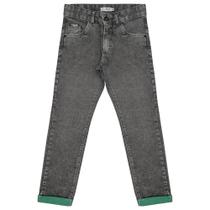 Calça Juvenil Look Jeans Skinny Jeans Black