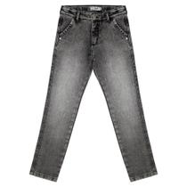Calça Juvenil Look Jeans Skinny Jeans Black