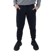 Calça Juvenil Masculina Applicato Jogger Preta - APT3710