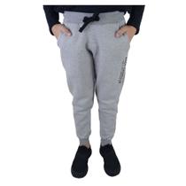 Calça Juvenil Masculina Applicato Moletom Cinza - APT40