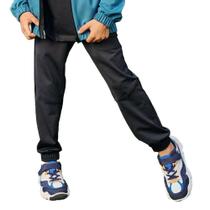Calça Juvenil Masculina Luc.Boo Jogger Termoskin Preta 7921