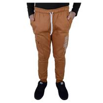 Calça Juvenil Masculina Moletom Malwee Carinhoso Marrom 1000