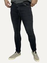 Calça King & Joe Jeans Masculina Skinny Black Preta