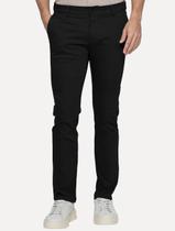 Calça King & Joe Sarja Masculina Slim Preta Tamanho Calças:48