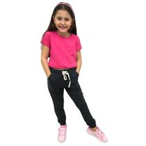 Calça Kukiê Jogger Infantil Grafite Estilosa Calça Kukiê Jogger Infantil Grafite Estilosa
