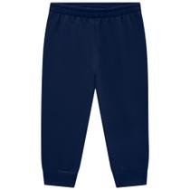 Calça Kyly Moletom Leve Fino Básica Infantil Unissex Escolar Tamanho:14Cor:Marinho