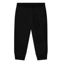 Calça Kyly Moletom Leve Fino Básica Infantil Unissex Escolar Tamanho:16Cor:Preto