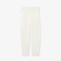 Calça Lacoste cargo de cetim extra grande Calça Lacoste cargo de cetim extra grande