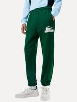 Calça Lacoste Moletom Masculina Sport Fleece Organic Cotton Verde Escuro