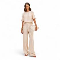 Calça Lança Perfume Full Length Cós de Elástico