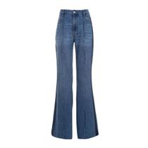 Calça Le Lis Blanc Bianca Faixa Flare - 18085738