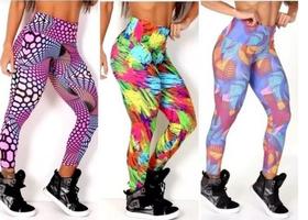 Calça Leagguins Feminina Academia Levanta Bumbum Florida